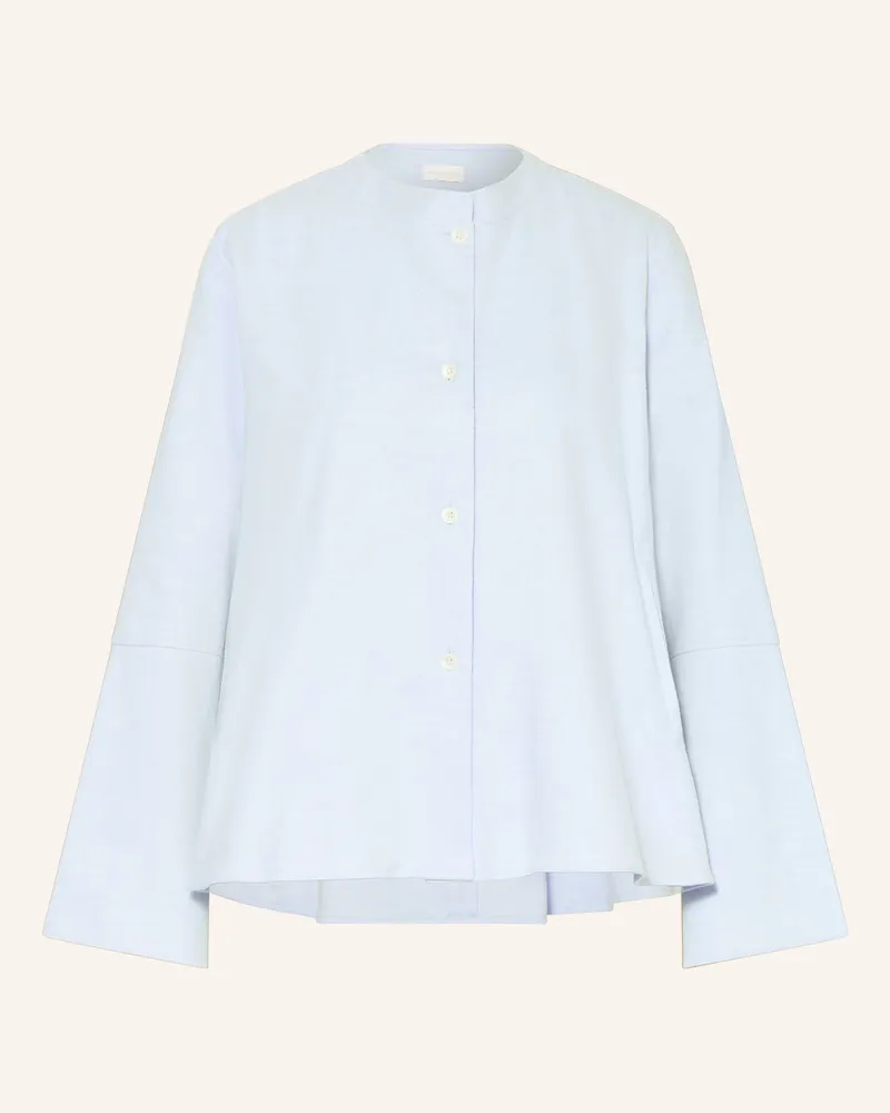 Robert Friedman Flanellbluse Hellblau