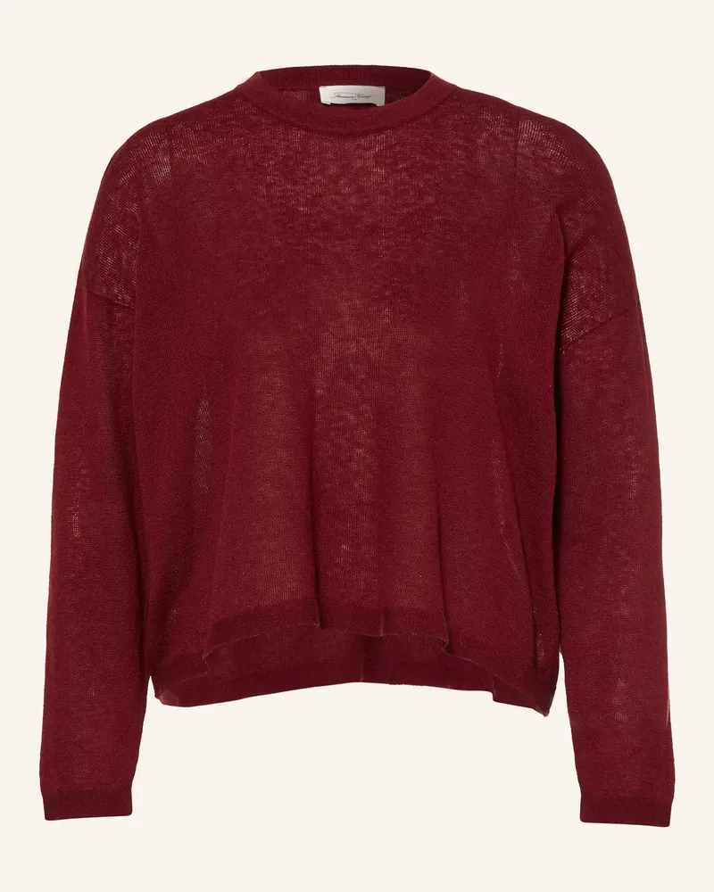 American Vintage Pullover Toima rot Dunkelrot
