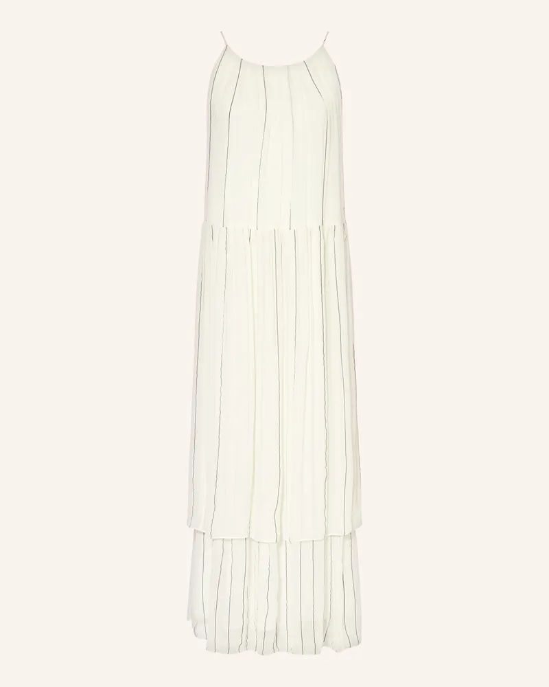 HUGO BOSS Kleid DAVALA mit Seide Weiss