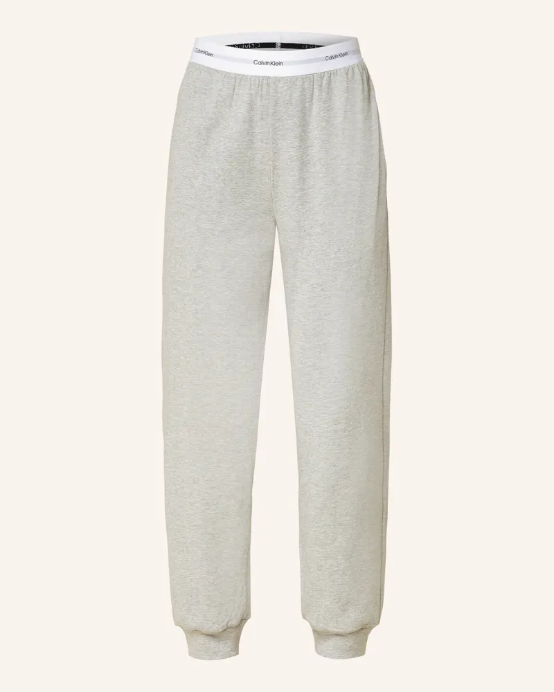Calvin Klein Lounge-Hose Hellgrau