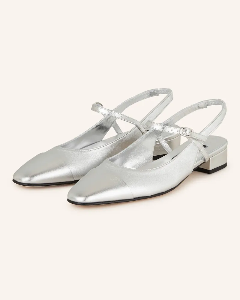 Carel Slingpumps OCEANO Silber