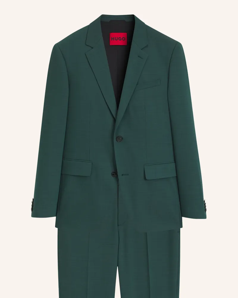 HUGO BOSS Anzug Henry-Getlin Extra Slim Fit gruen Dunkelgrün
