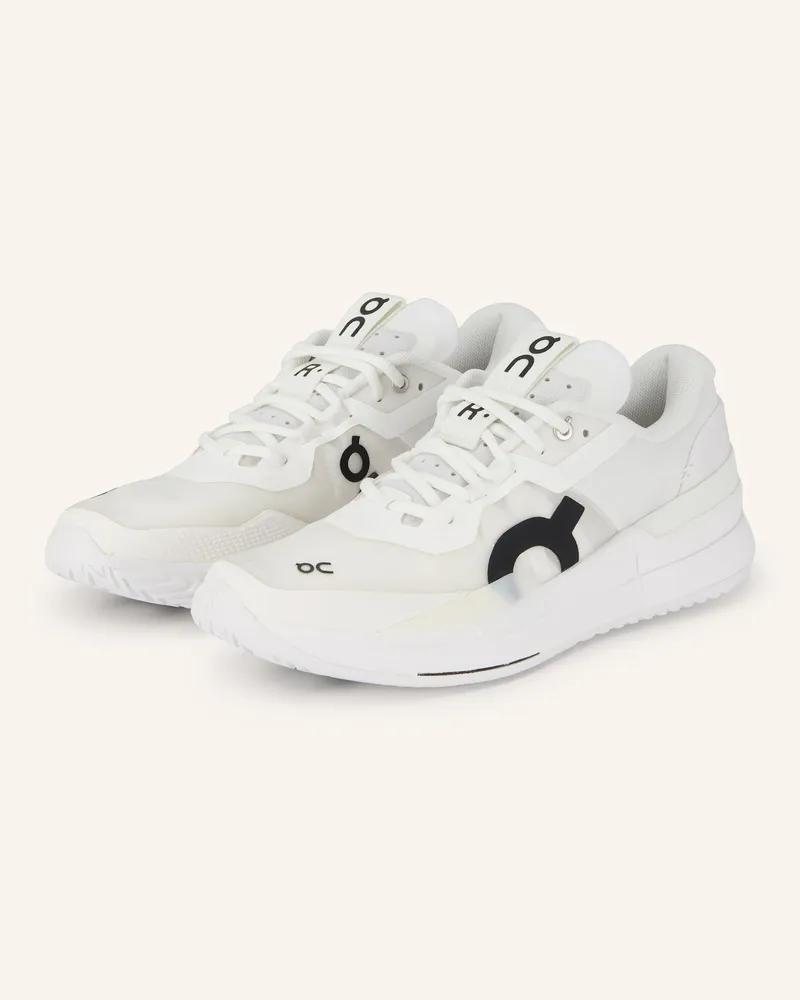 ON Tennisschuhe THE ROGER PRO 2 CLAY Weiss