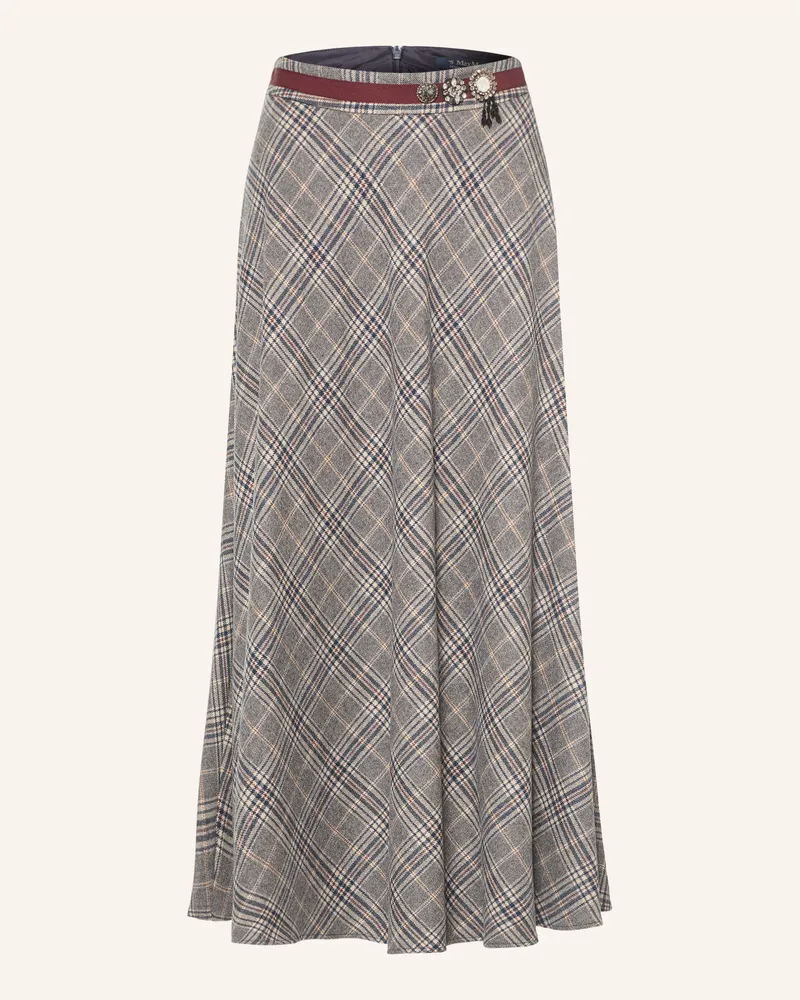 Max Mara Rock Beta Mit Schmucksteinen blau Dunkelblau