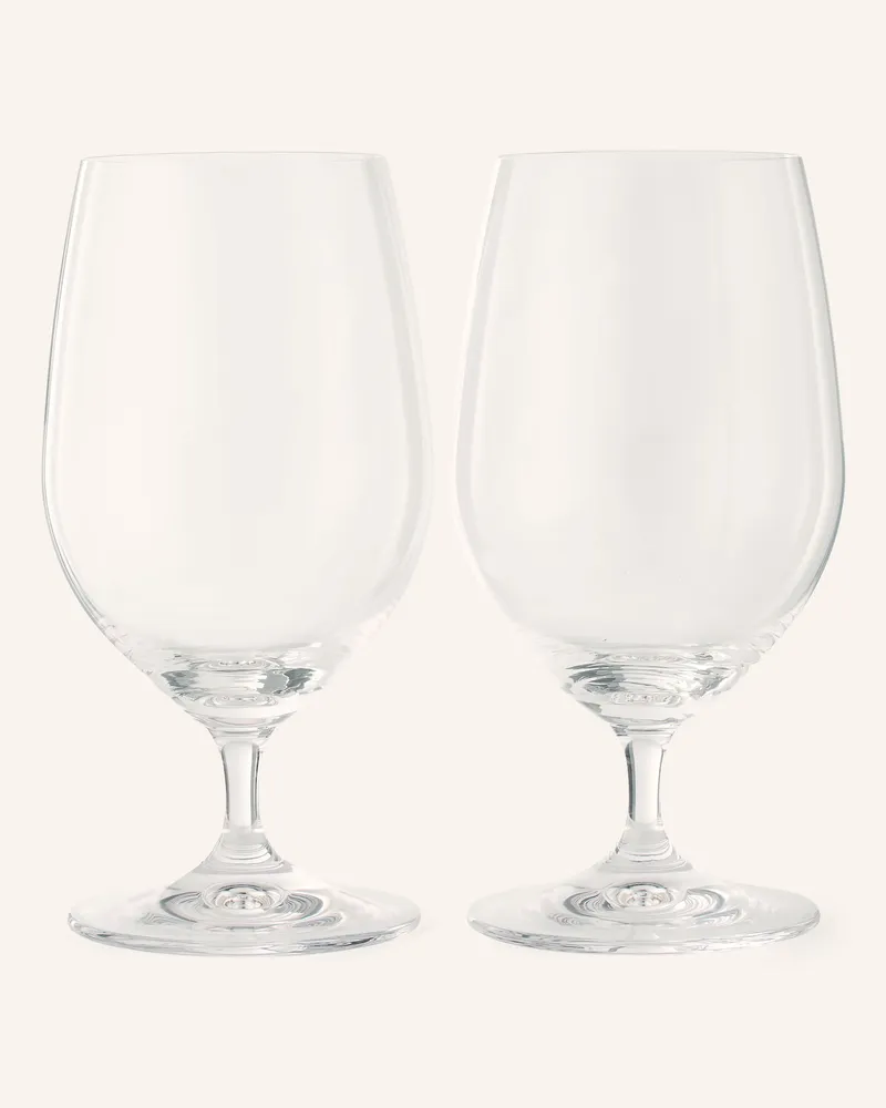 Riedel 2er-Set Trinkgläser Vinum Gourmet weiss Weiss