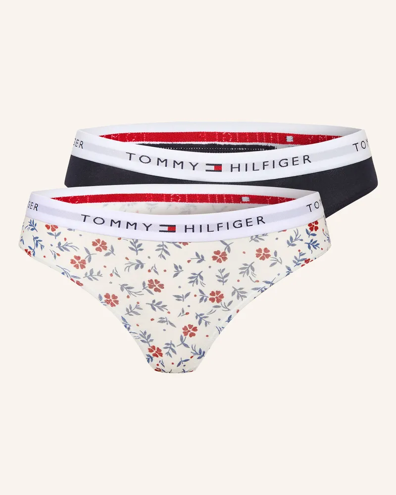 Tommy Hilfiger 2er-Pack Slips weiss Dunkelblau