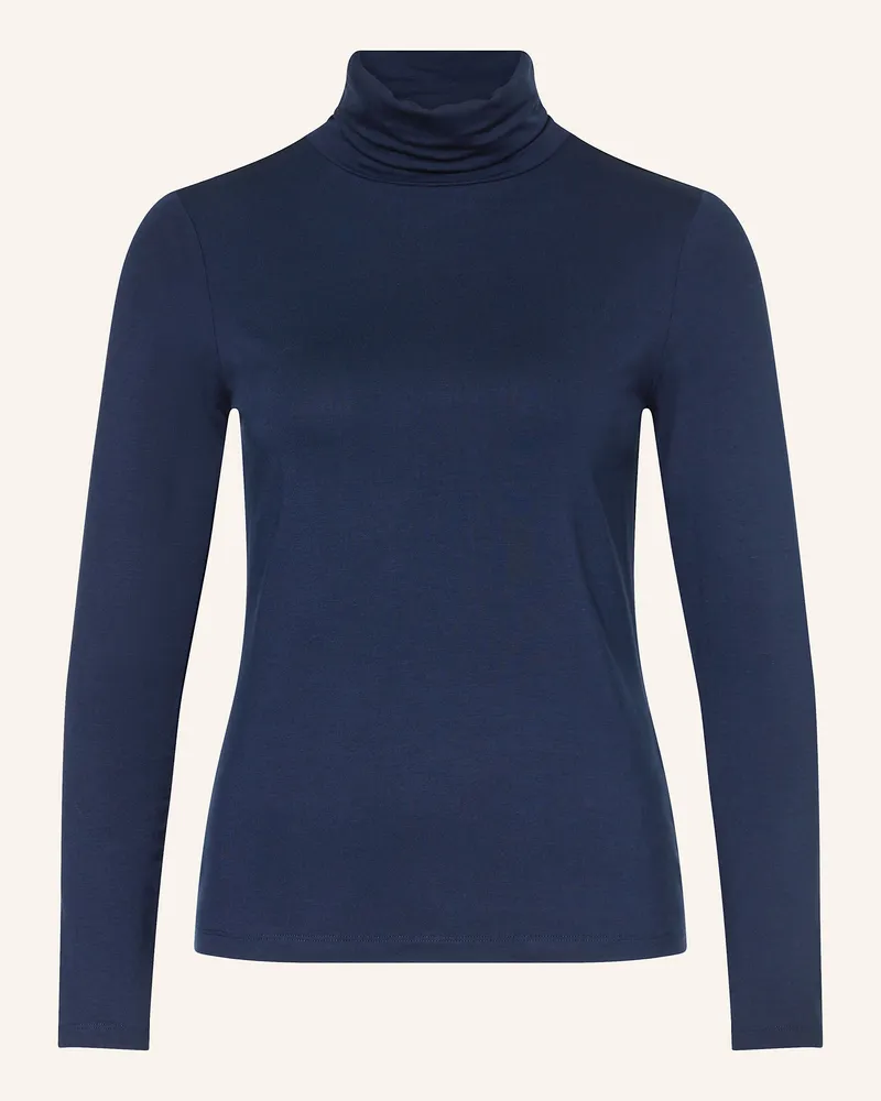 HOBBS London Rollkragenshirt MISCHA Dunkelblau
