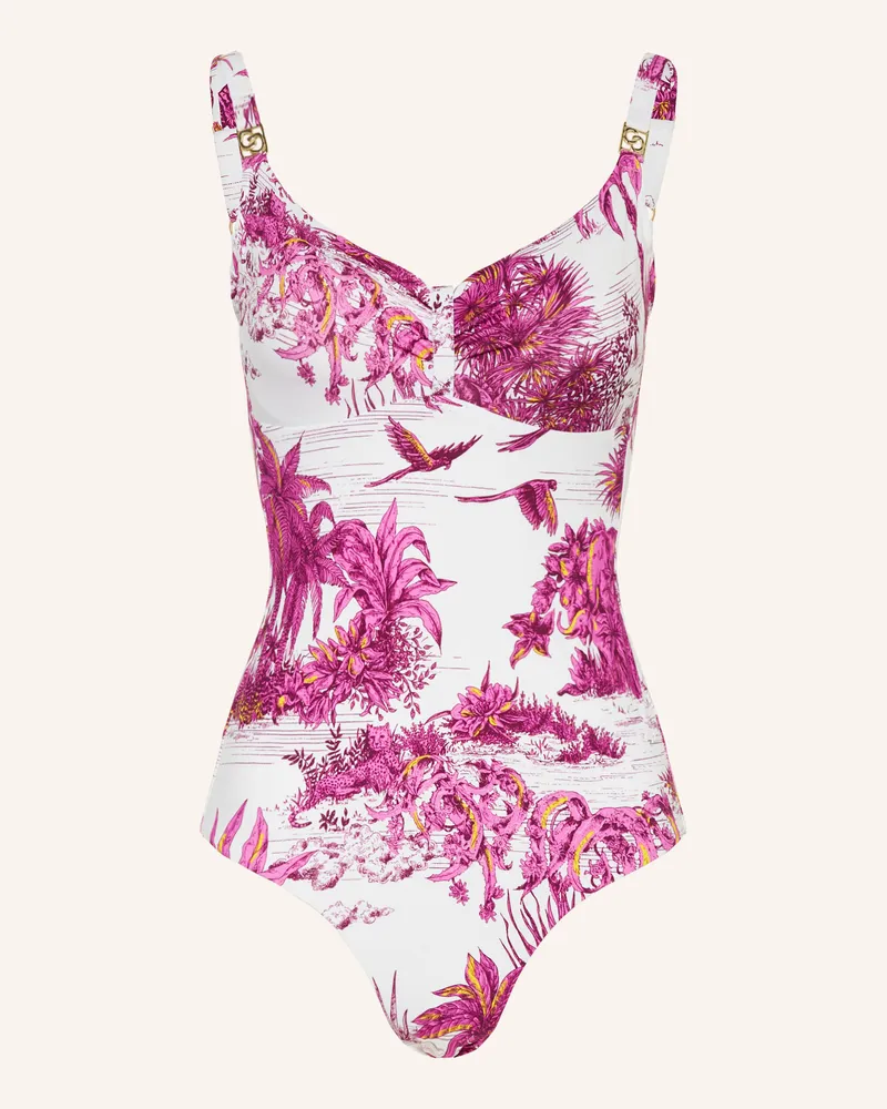 Chantelle Bügel-Badeanzug SAUVAGE Weiss