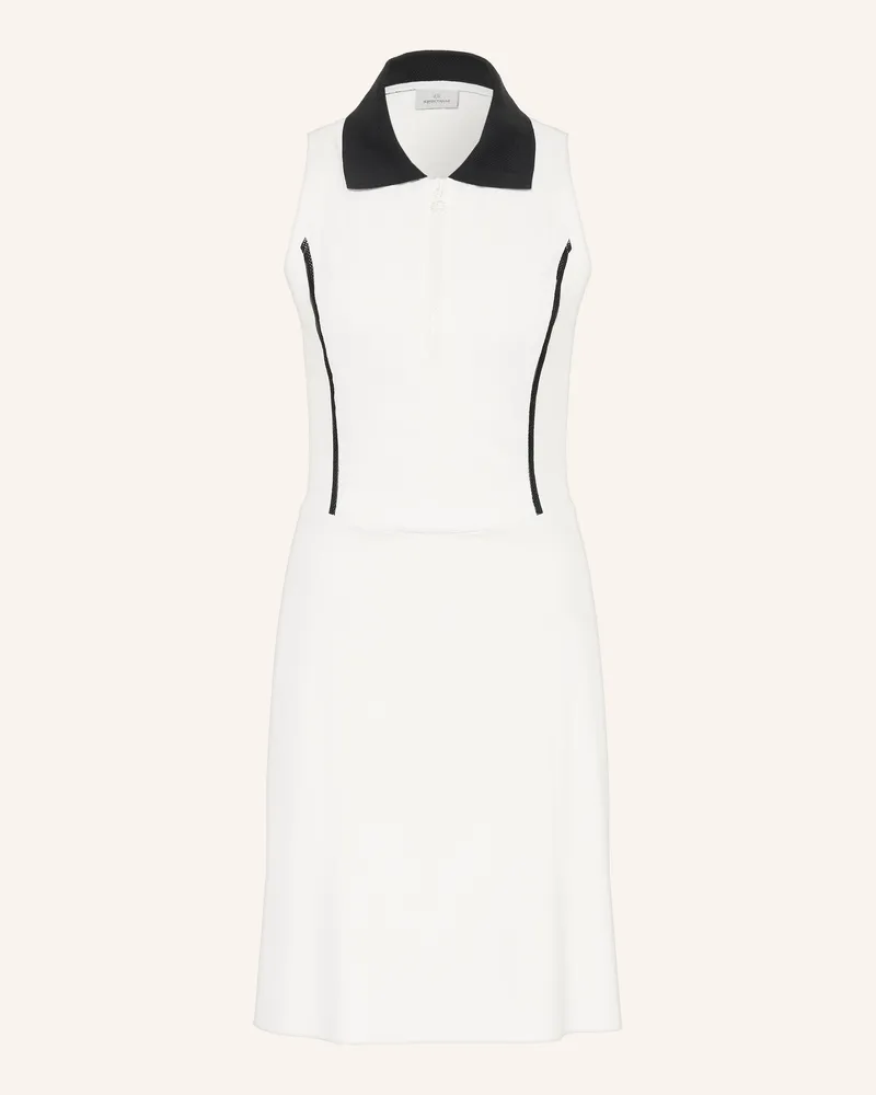 Sportalm Golfkleid im Materialmix Weiss
