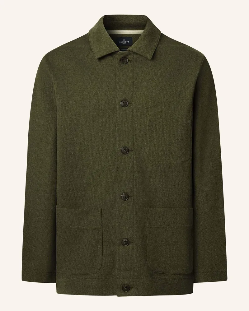Hackett Fieldjacket HBONE JACQ  SHIRT Grün