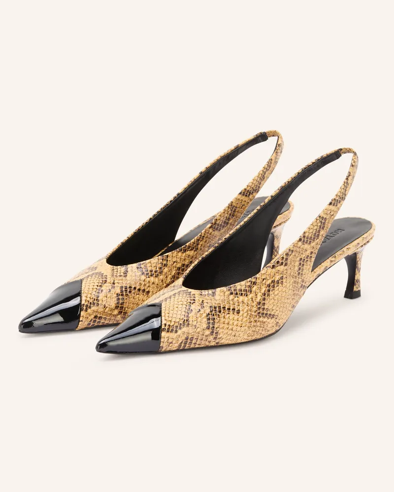 ROTATE Birger Christensen Slingpumps Camel