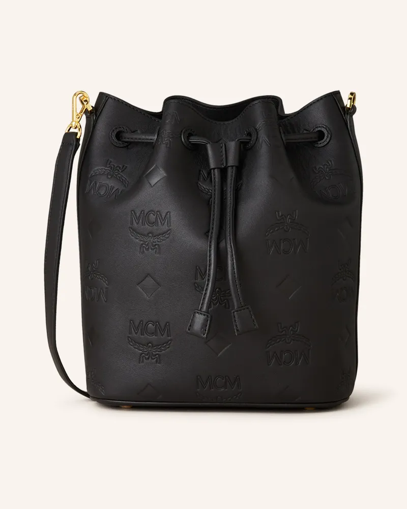 MCM Beuteltasche DESSAU mit Pouch Schwarz