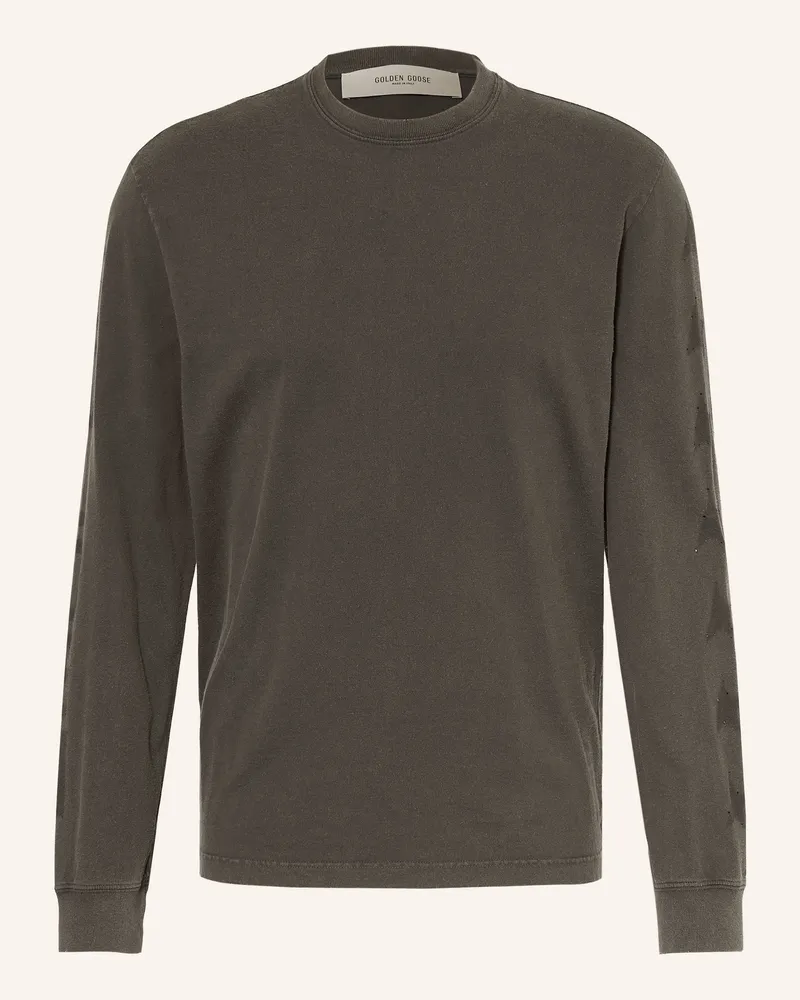 Golden Goose Longsleeve grau Dunkelgrau