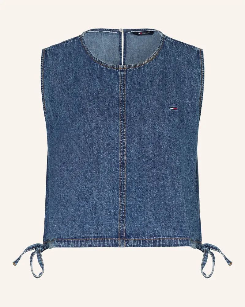 Tommy Hilfiger Top in Jeansoptik Dunkelblau