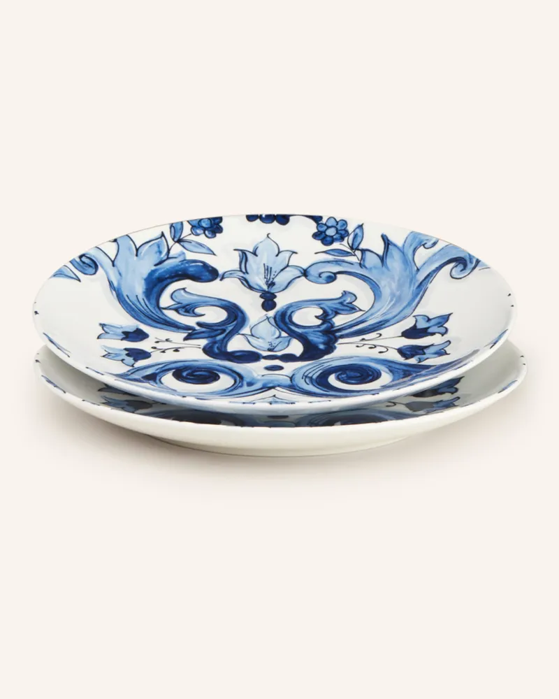 Dolce & Gabbana Casa 2er-Set Speiseteller Weiss