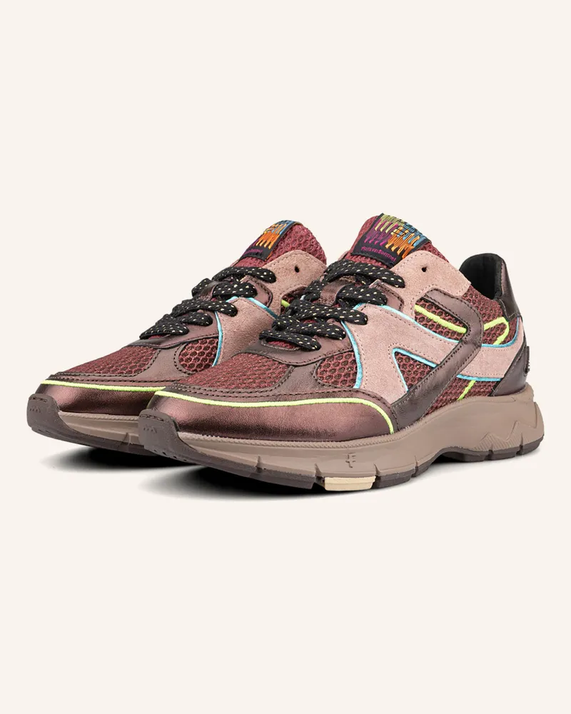 Floris van Bommel Sneaker Daysi 09 rot Dunkelrot