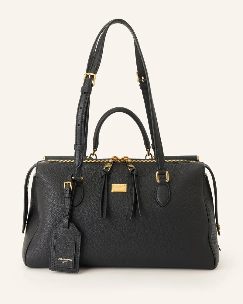 Dolce & Gabbana Schultertasche Vittoria schwarz Schwarz