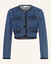 Rich&Royal Cropped-Jeansjacke Blau