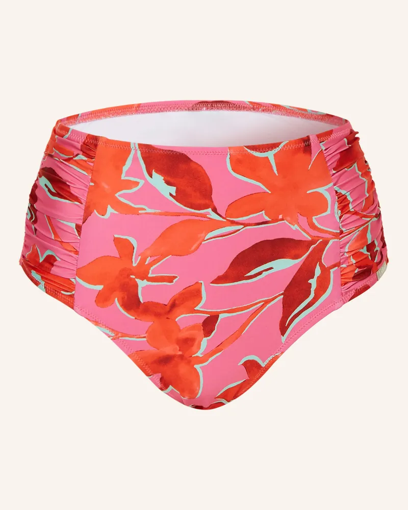 Lidea High-Waist-Bikini-Hose FUSED FLORALS Pink