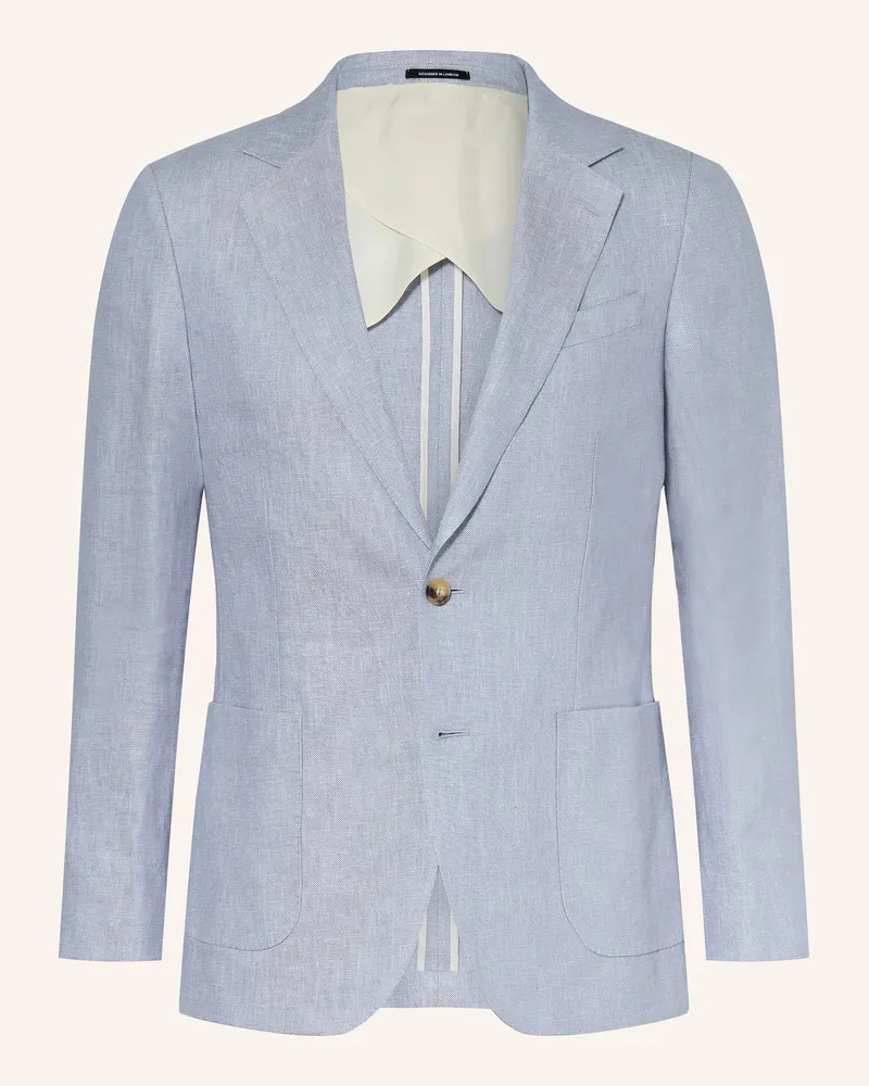 Reiss Leinensakko Atlantic Extra Slim Fit blau Hellblau