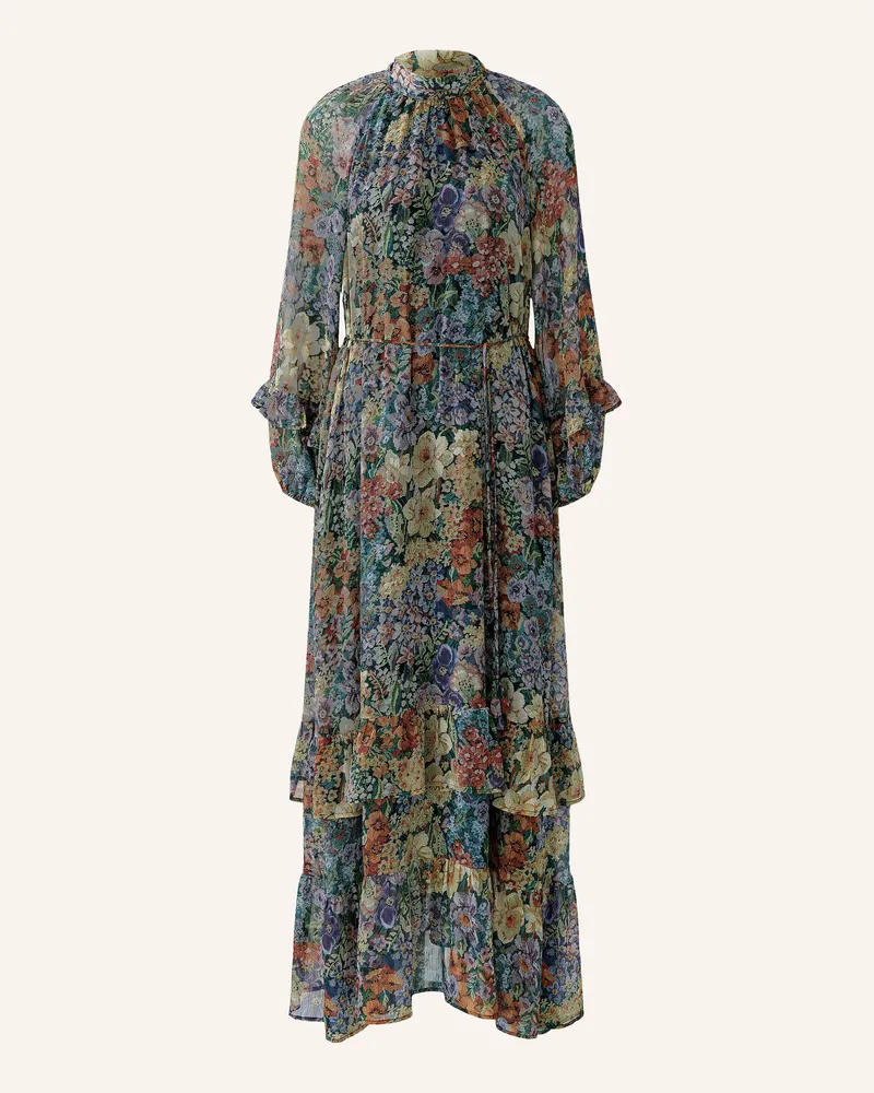 Oui  Kleid Mit Rüschen gelb Dunkelorange