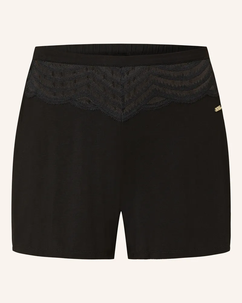 HUGO BOSS Schlafshorts WAVE Schwarz