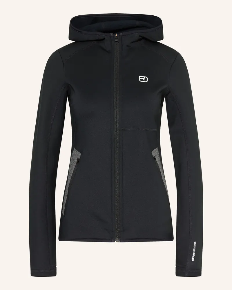 Ortovox Fleecejacke Fleece Hoody schwarz Schwarz
