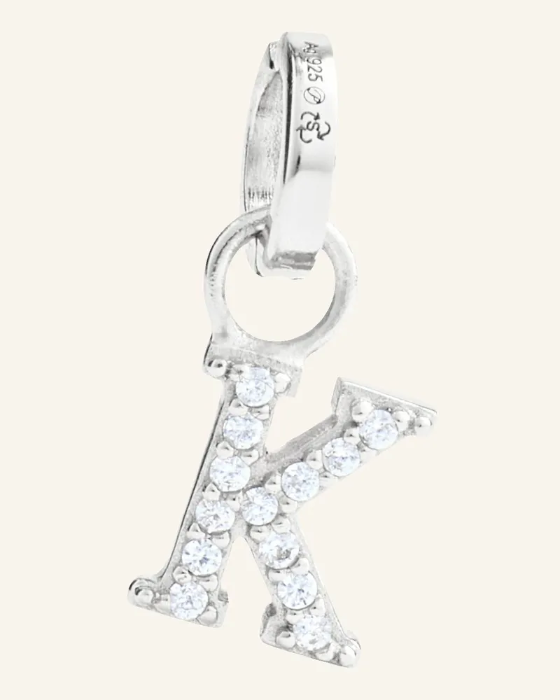 POMPIDOU Anhänger K By Glambou silber Silber