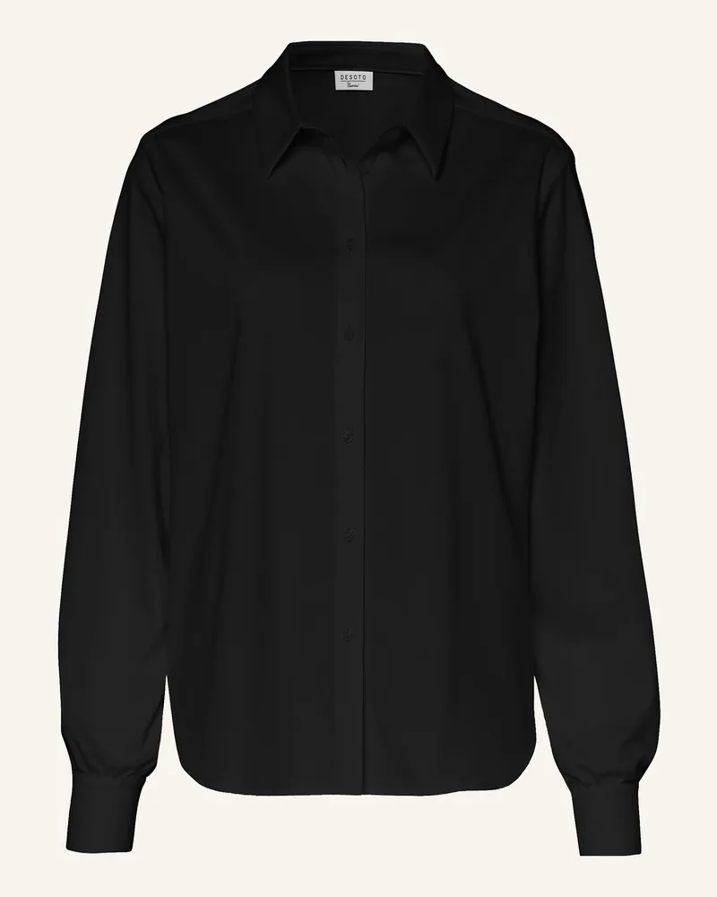 DESOTO Hemdbluse Lizzy schwarz Schwarz