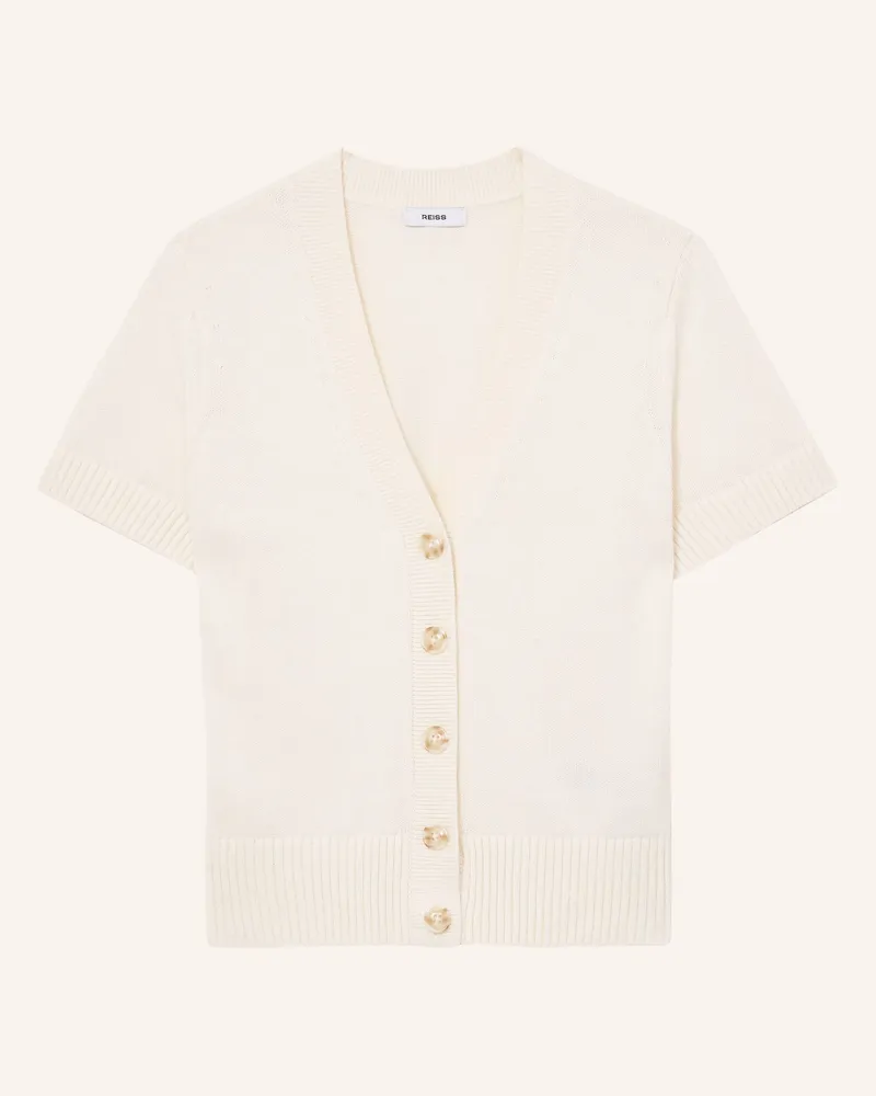 Reiss Strickjacke Anya weiss Creme