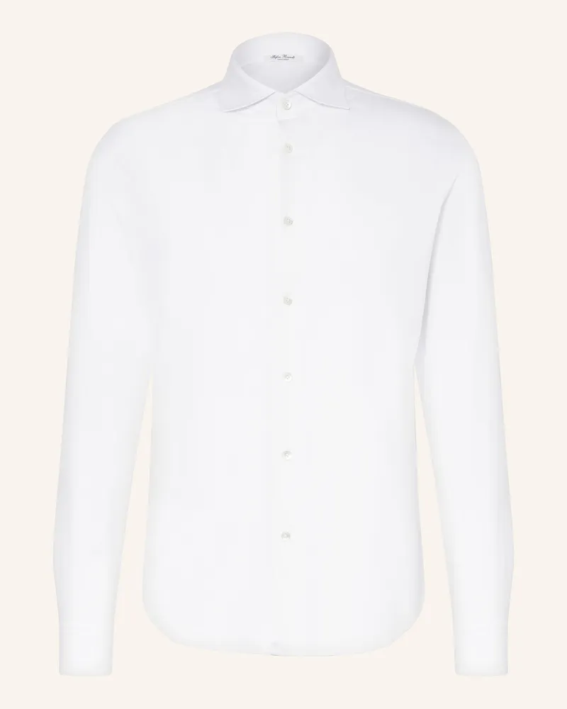 Stefan Brandt Jerseyhemd Slim Fit weiss Weiss
