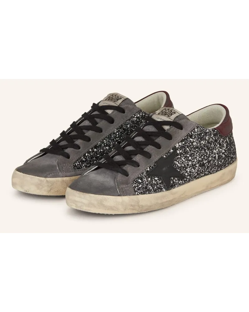 Golden Goose Sneaker SUPER-STAR - SILBER/ SCHWARZ Silber