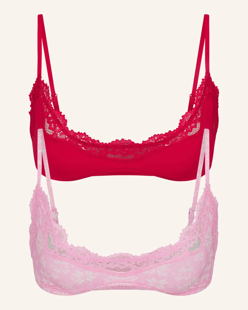 SKIMS 2er-Pack Bustiers FITS EVERBODY Rosa