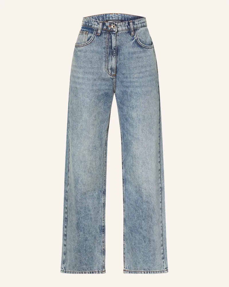 Patrizia Pepe Wide Leg Jeans blau Cb05