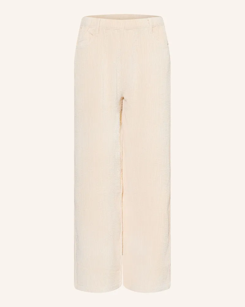 S.Oliver Cordhose weiss Beige