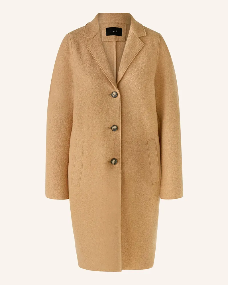 Oui  Wollmantel Camel