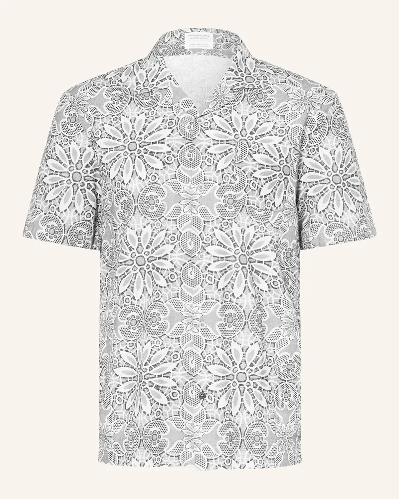 colours & sons Resorthemd Regular Fit Grün
