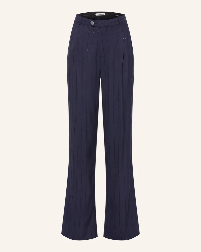 Sandro Hose Mit Pailletten blau Dunkelblau