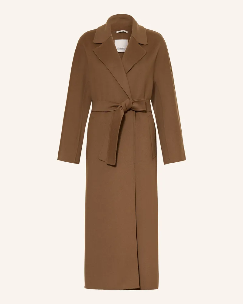Max Mara Wollmantel Penelope braun Hellbraun
