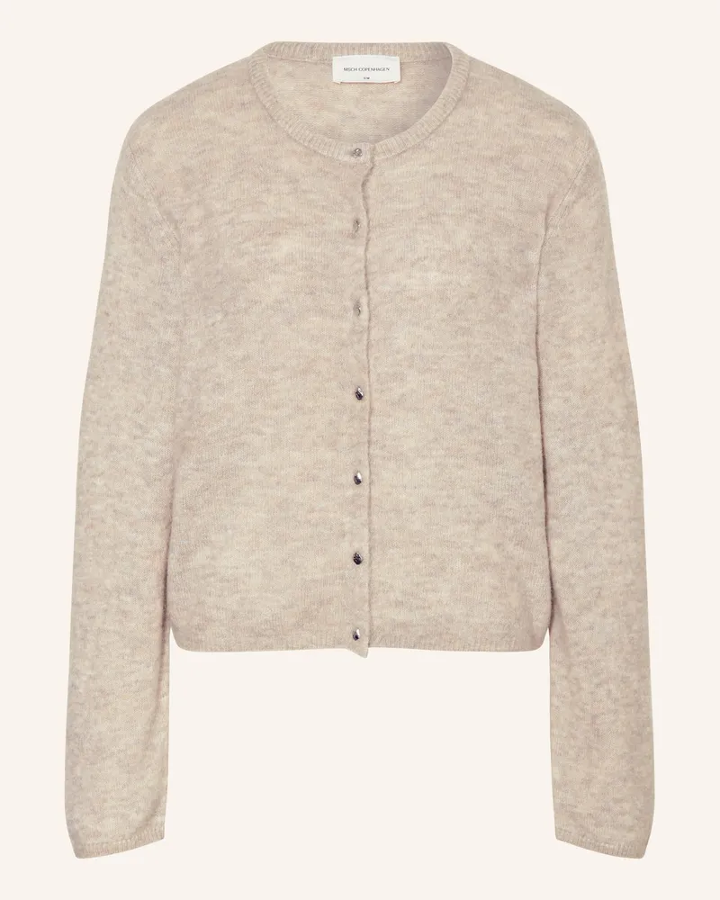 MOSS COPENHAGEN Strickjacke Mschkellsey Mit Alpaka braun Creme