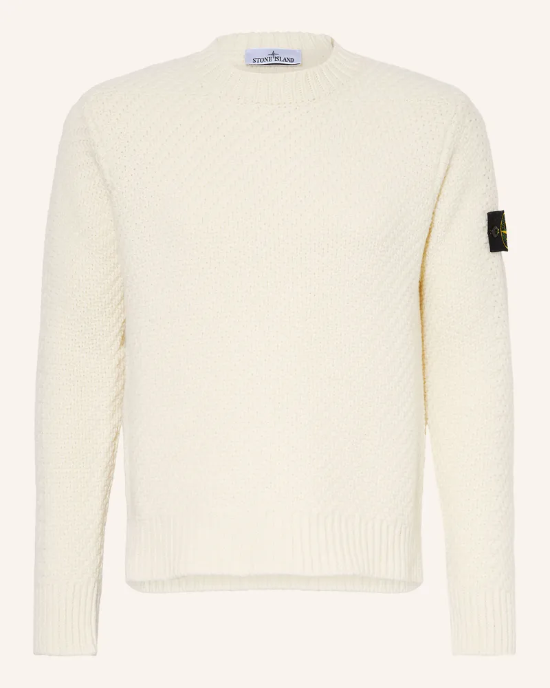 Stone Island Pullover weiss Creme