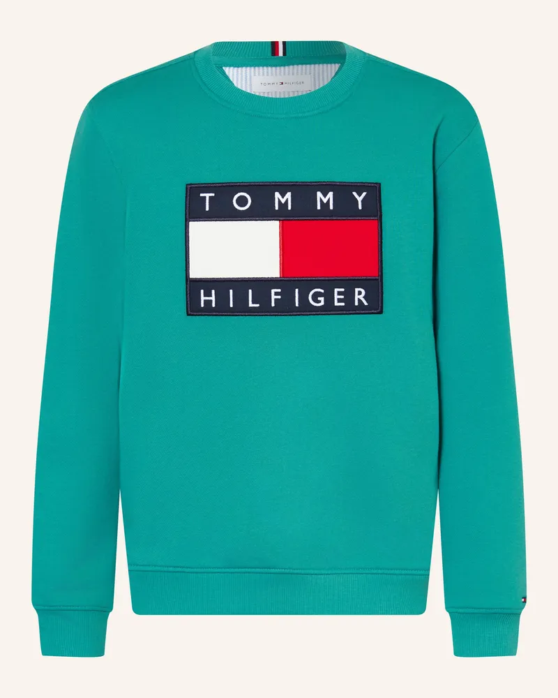 Tommy Hilfiger Sweatshirt gruen Petrol