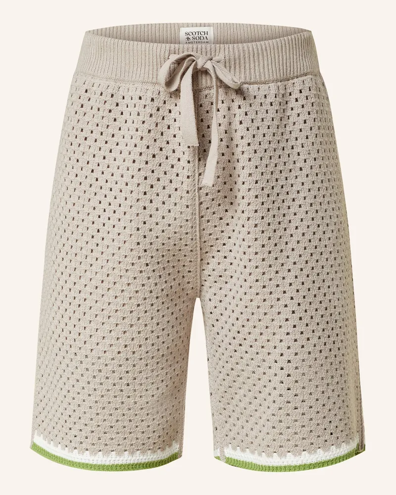 Scotch&Soda Strickshorts Taupe