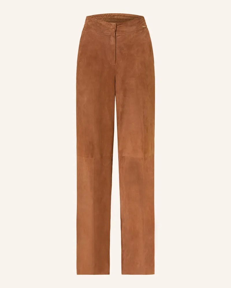 Riani Lederhose braun Cognac