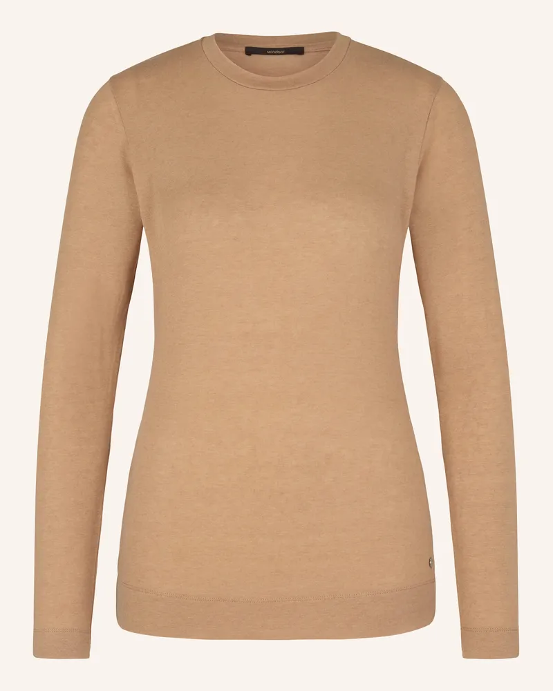 windsor. Longsleeve Braun