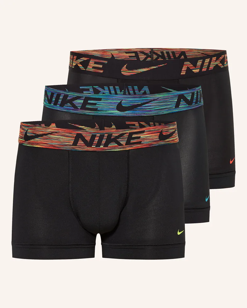 Nike 3er-Pack Boxershorts Micro Essential schwarz Schwarz