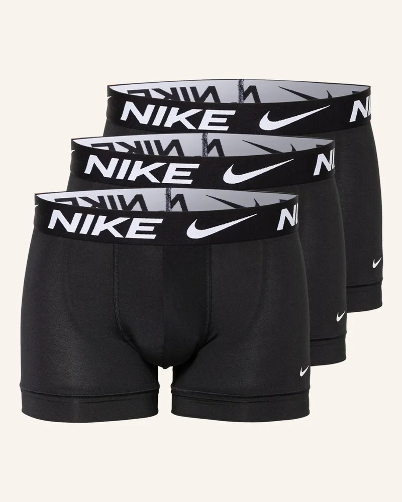 Nike 3er-Pack Boxershorts Micro Essential schwarz Schwarz