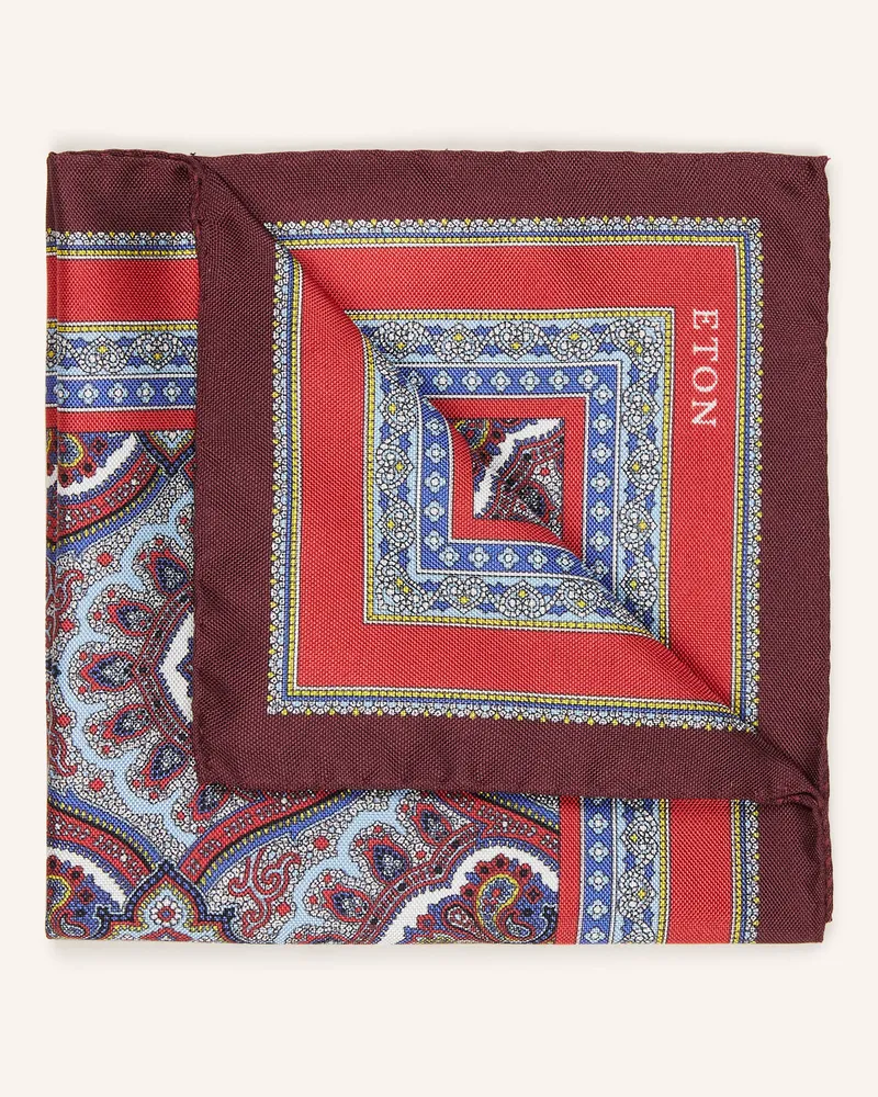 Eton Einstecktuch aus Seide Rot