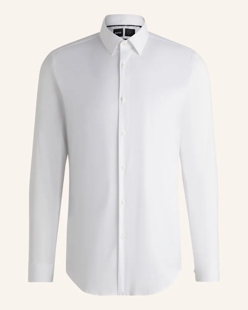 HUGO BOSS Business Hemd P-RAY-S-KENT-C1-224 Extra-Slim Fit Weiss
