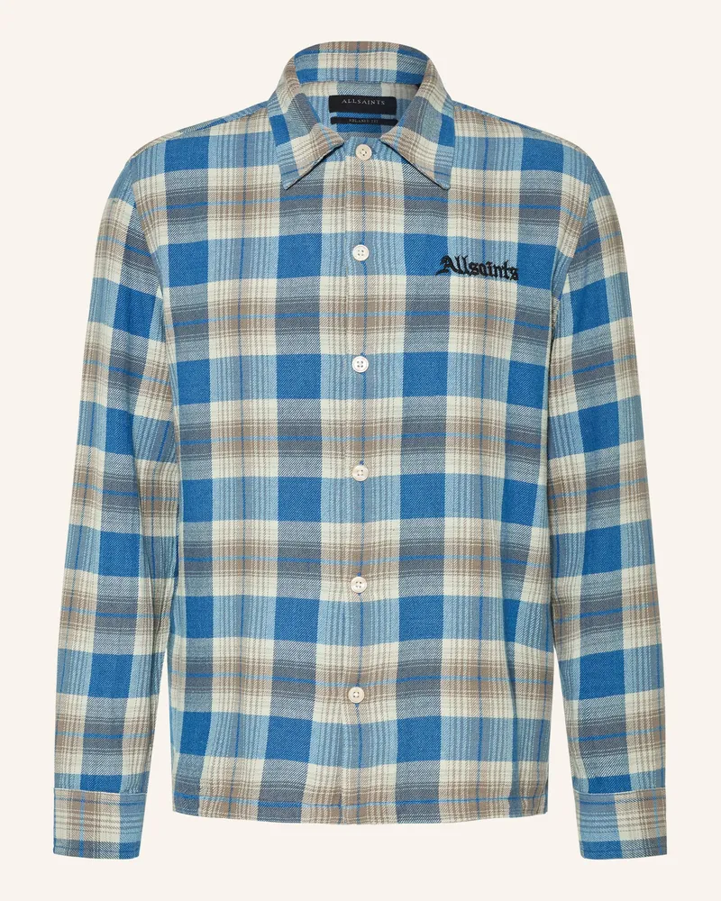 AllSaints Hemd Alta Relaxed Fit blau Blau